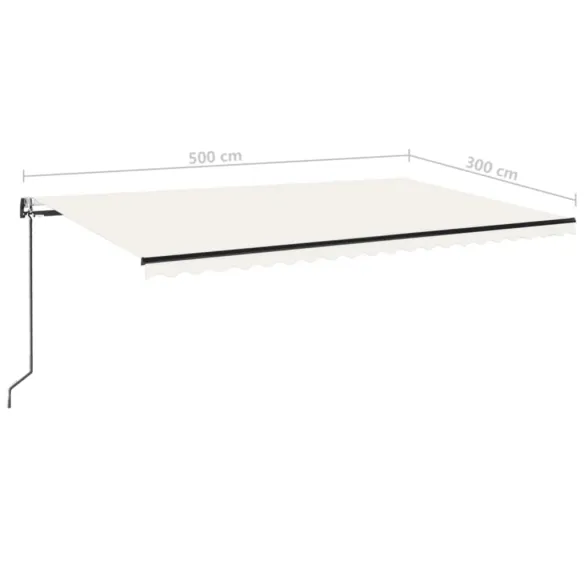 Copertină Automată Retractabilă - 500x300 cm - Livrare Gratuită