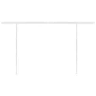 Copertină retractabilă automată cu stâlpi - 4x3,5 m