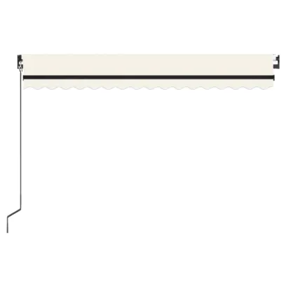Copertină Retractabilă Manual Crem 450x350 cm - Livrare Gratuită