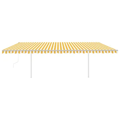 Copertină Automată cu Senzor Vânt și LED - 6x3 m | Comandă Acum