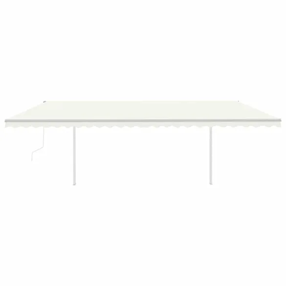 Copertină Automată cu Senzor Vânt și LED - 6x3m - Livrare Gratuită