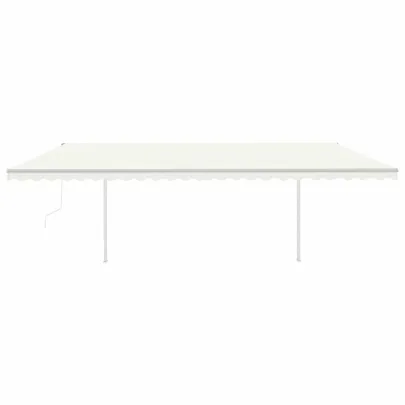 Copertină Automată cu Senzor Vânt și LED - 6x3m - Livrare Gratuită