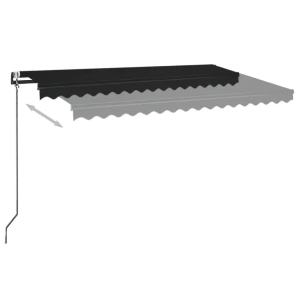 Copertină automată retractabilă 450x350 cm antracit