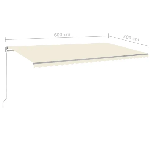 Copertină Automată Retractabilă 6x3 m - Livrare Gratuită