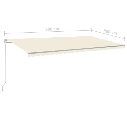 Copertină Automată Retractabilă 6x3 m - Livrare Gratuită
