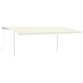 Copertină retractabilă manual cu LED - 6x3 m - Livrare gratuită 2