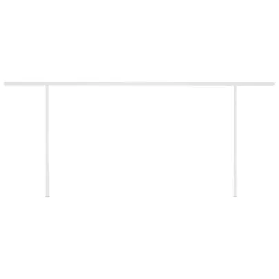 Copertină retractabilă manual cu LED - 6x3 m - Livrare gratuită