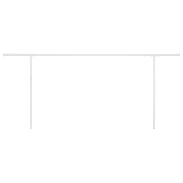 Copertină Retractabilă Manuală 6x3m - Antracit | Livrare Gratuită