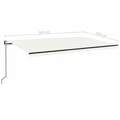 Copertină Automată Retractabilă - 500x350 cm - Livrare Gratuită
