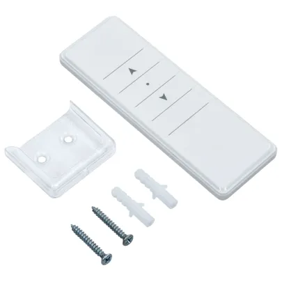 Copertină Automată cu LED Senzor Vânt Albastru/Alb 500x350 cm