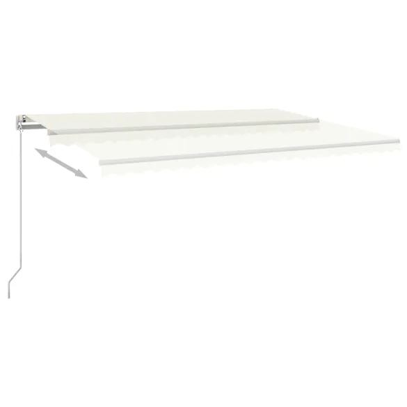 Copertină Automată cu Senzor Vânt și LED - 5x3m | Livrare Gratuită