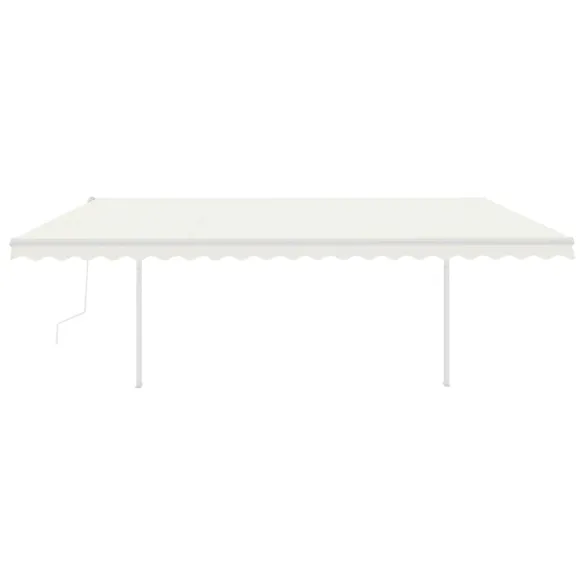 Copertină Retractabilă Automată cu Telecomandă - 5x3 m - Crem