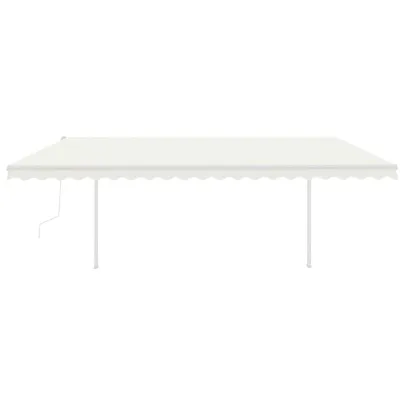 Copertină Retractabilă Automată cu Telecomandă - 5x3 m - Crem