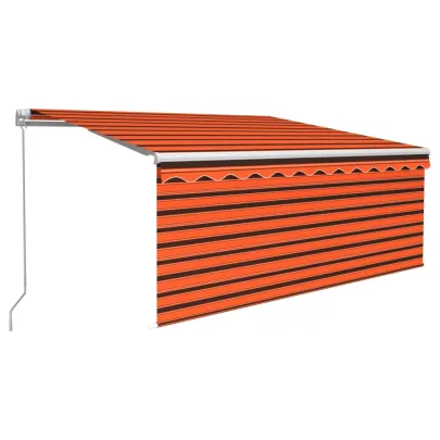 Copertină Retractabilă Manuală cu Stor - 3x2,5m