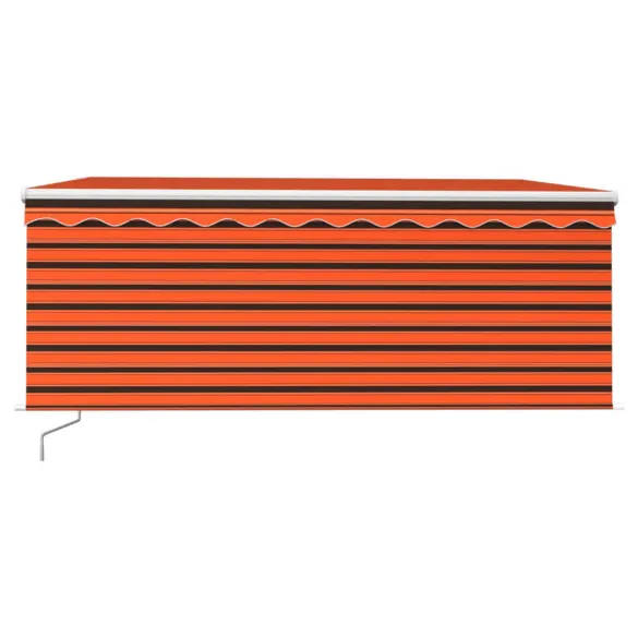 Copertină retractabilă manuală cu LED și stor 3x2,5m