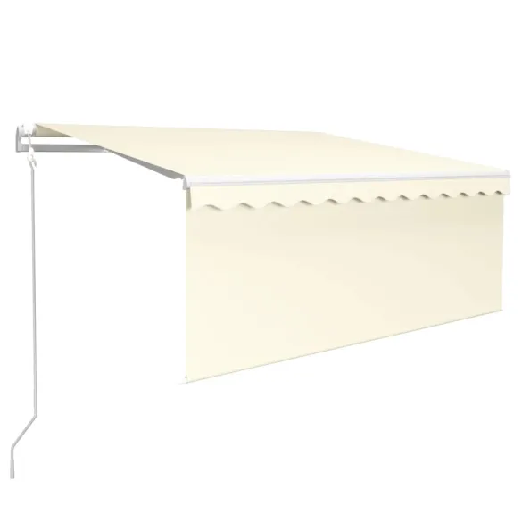 Copertină Retractabilă Automată cu Stor - Crem 3x2,5 m