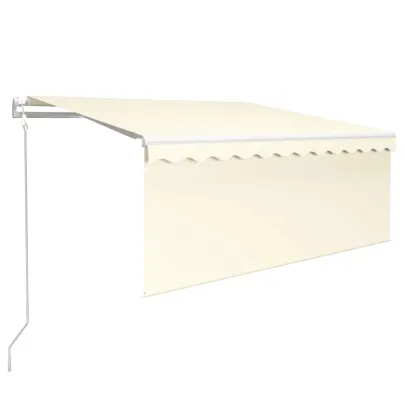 Copertină Retractabilă Automată cu Stor - Crem 3x2,5 m