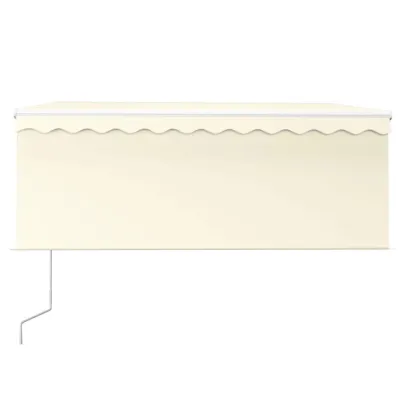 Copertină Retractabilă Automată cu Stor - Crem 3x2,5 m