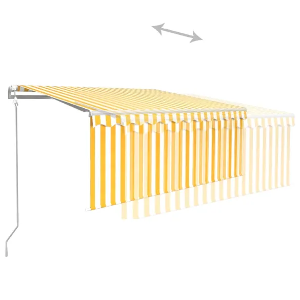 Copertină Automată Retractabilă cu Stor - 3x2,5m