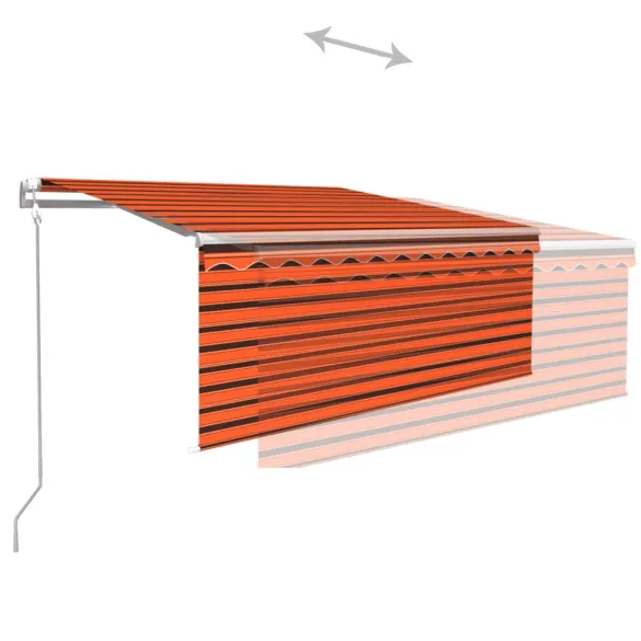 Copertină Retractabilă Automată cu Stor 3x2,5m - Livrare Gratuită