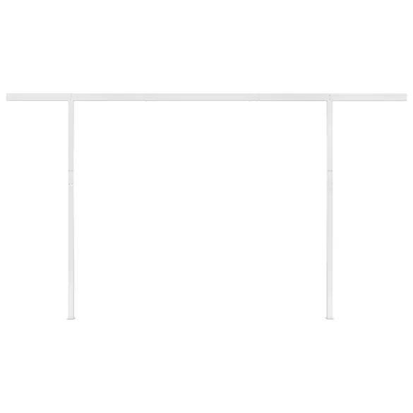 Copertină Retractabilă Manual - Antracit 4,5x3 m - Livrare Gratuită