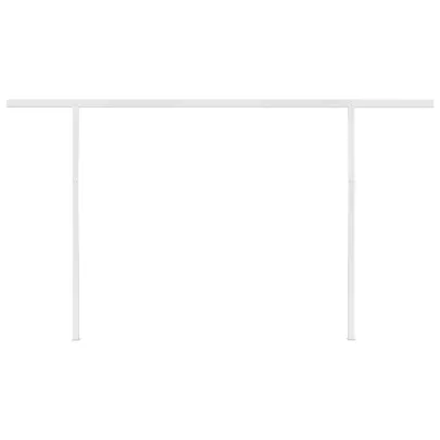 Copertină Retractabilă Manual - Antracit 4,5x3 m - Livrare Gratuită