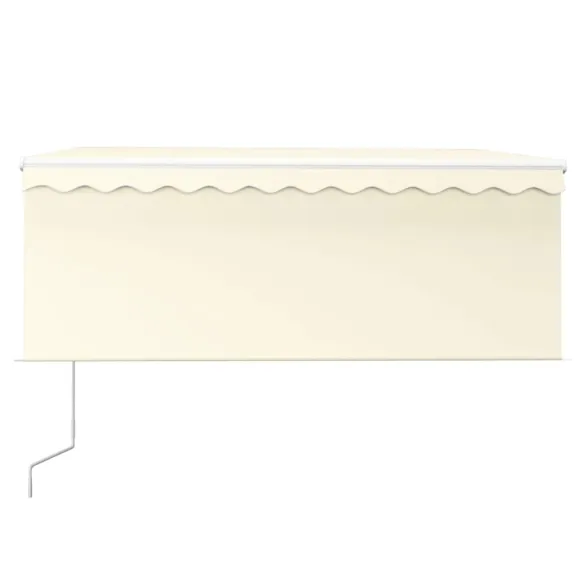 Copertină Automată Retractabilă cu Stor - Crem 3,5x2,5 m