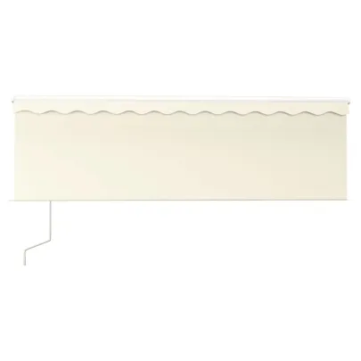 Copertină Automată cu Senzor Vânt și LED - 4x3m Crem