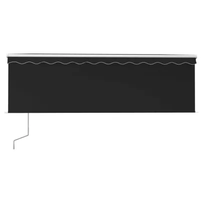 Copertină Automată cu LED și Senzor Vânt - Antracit 4x3m