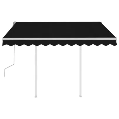 Copertină Retractabilă Manuală 3,5x2,5m - Antracit