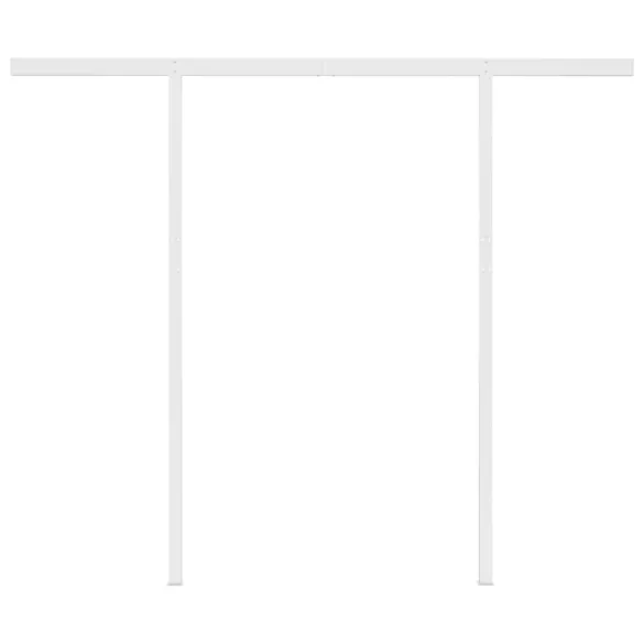 Copertină Retractabilă Automată 3x2,5m - Portocaliu/Maro