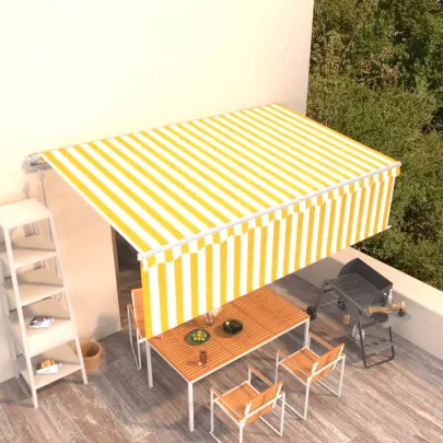 Copertină Retractabilă Automată cu Stor 5x3m | Livrare Gratuită