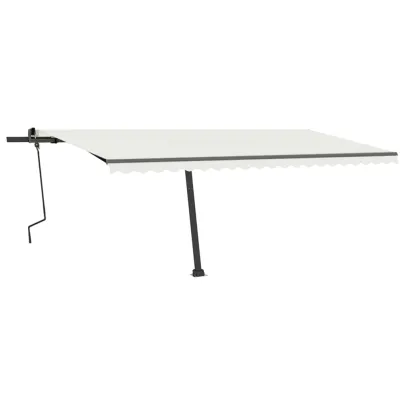 Copertină retractabilă cu LED pentru terasă | 500x350 cm