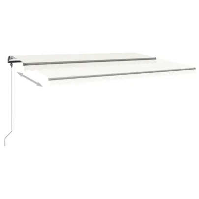 Copertină retractabilă cu LED pentru terasă | 500x350 cm