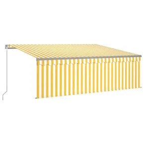 Copertină Retractabilă Manual cu Stor - 4x3 m | Livrare Gratuită 2