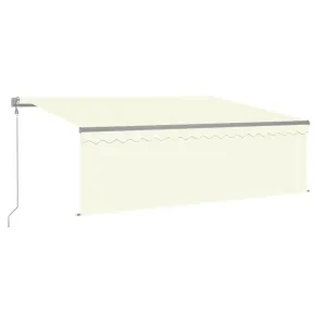 Copertină Automată Retractabilă cu Stor - 4x3m - Crem 2