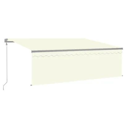 Copertină Automată Retractabilă cu Stor - 4x3m - Crem