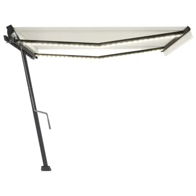 Copertină Retractabilă Manuală cu LED - 450x350 cm