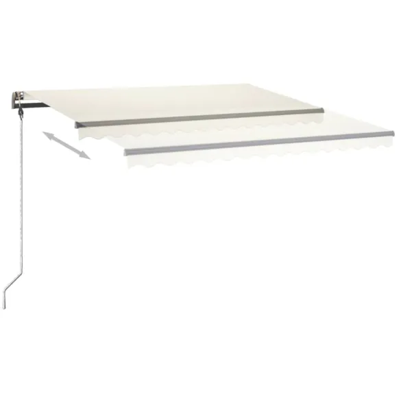 Copertină Retractabilă Manuală cu LED - 450x350 cm