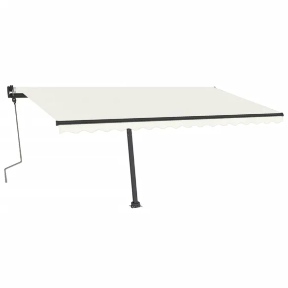 Copertină retractabilă manuală cu LED - 400x350 cm
