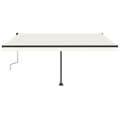 Copertină retractabilă manuală cu LED - 400x350 cm