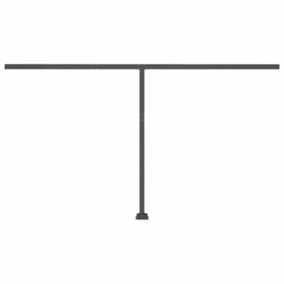 Copertină retractabilă manuală cu LED - 400x350 cm