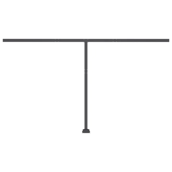 Copertină Retractabilă 400x350 cm Albastru-Alb | Livrare Gratuită