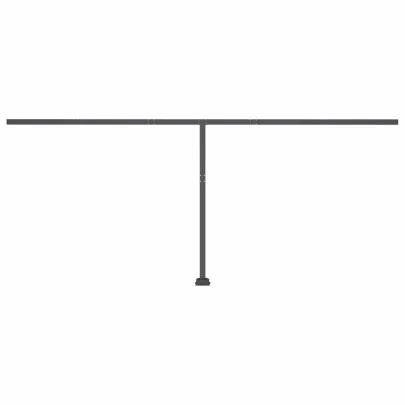 Copertină Automată cu Senzor Vânt și LED - Antracit 600x300cm