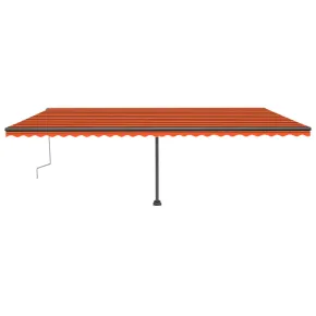Copertină Retractabilă Manuală cu LED - 600x300 cm - Livrare Gratuită 2