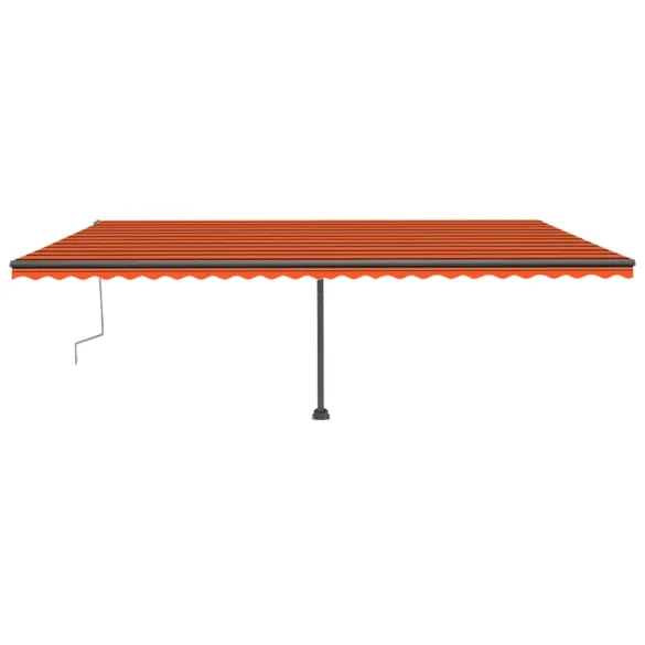 Copertină Retractabilă Manuală cu LED - 600x300 cm - Livrare Gratuită