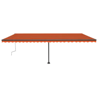 Copertină Retractabilă Manuală cu LED - 600x300 cm - Livrare Gratuită