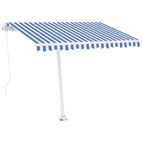 Copertină retractabilă manual cu LED pentru exterior 300x250 cm 2