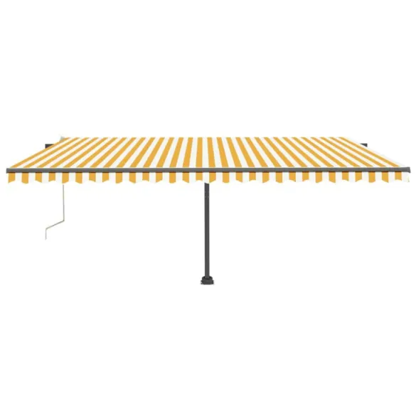 Copertină Automată cu Senzor Vânt și LED | 500x300 cm