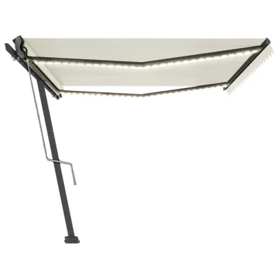 Copertină Automată cu Senzor Vânt și LED | 500x300 cm